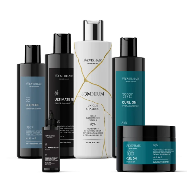 Gammes Roverhair : Blonder, Ultimate Nutris, Somnium et Curl On